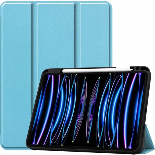 Etui Bizon Case Tab Lizard do Apple iPad Pro 11 2022/2021/2020/2018, błękitne Bizon