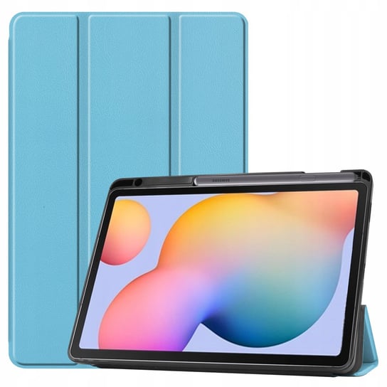 Etui Bizon Case Tab Lizard do Galaxy Tab S6 Lite 2022/2020, błękitne Bizon