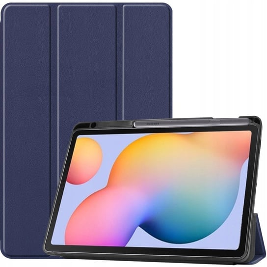Etui Bizon Case Tab Lizard Do Galaxy Tab S6 Lite 2022/2020, Granatowe Bizon