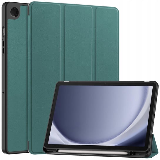 Etui Bizon Case Tab Lizard Do Samsung Galaxy Tab A9 Plus, Ciemnozielone Bizon