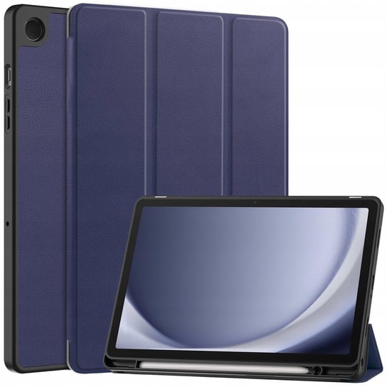 Etui Bizon Case Tab Lizard Do Samsung Galaxy Tab A9 Plus, Granatowe Bizon