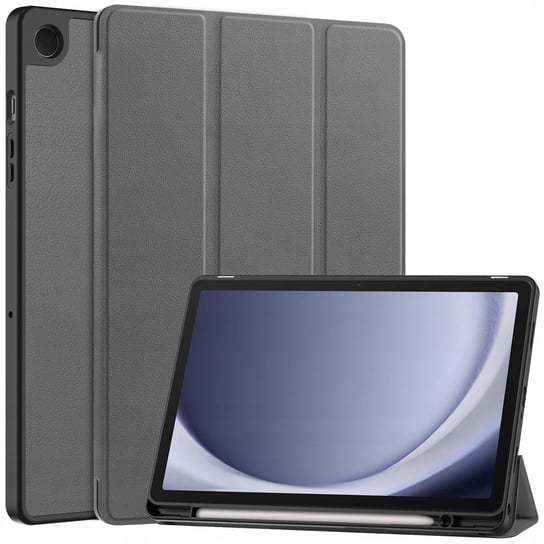 Etui Bizon Case Tab Lizard Do Samsung Galaxy Tab A9 Plus, Szare Bizon