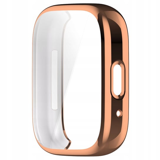 Etui Bizon Case Watch Felipe do Xiaomi Redmi Watch 3 Active, różowozłote Bizon