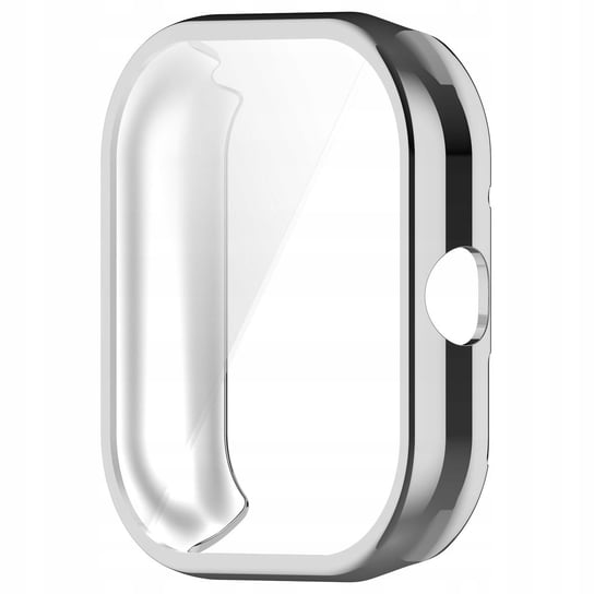 Etui Bizon Case Watch Felipe do Xiaomi Redmi Watch 4, srebrne Bizon
