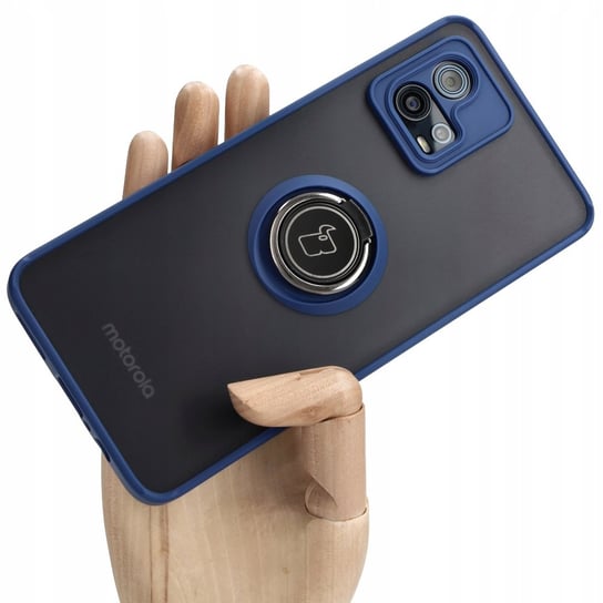 Etui Bizon Do Moto G72, Obudowa, Case, Cover, Ring Bizon