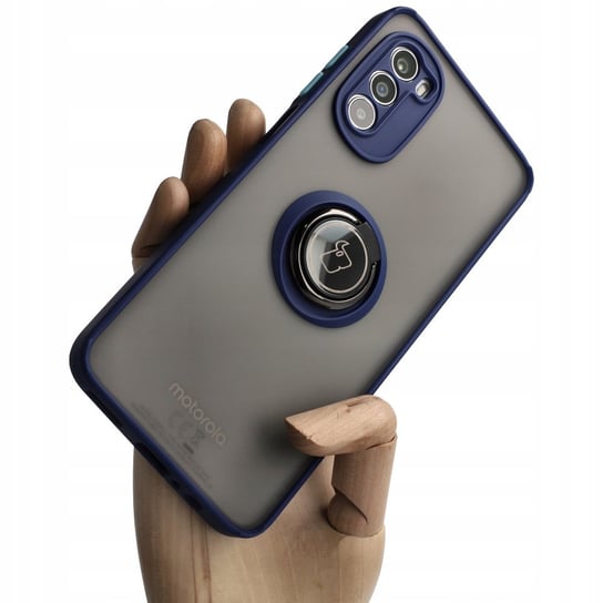 Etui Bizon Do Motorola Moto G52/G82, Obudowa, Ring Bizon