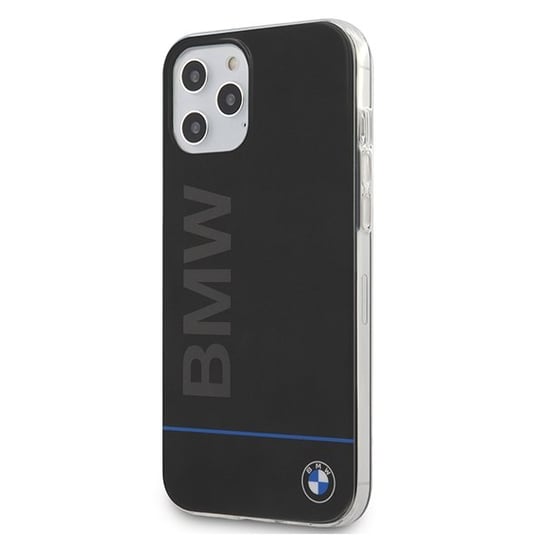 Etui BMW BMHCP12LPCUBBK iPhone 12 Pro Max 6,7" czarny/black hardcase Signature Printed Logo BMW