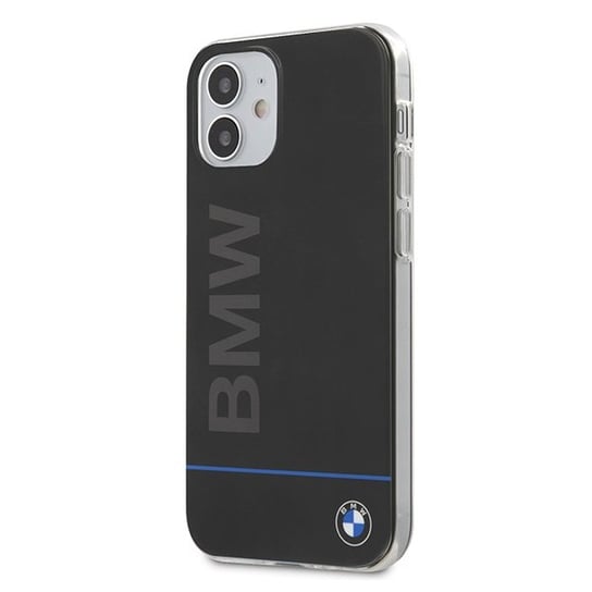 Etui BMW BMHCP12SPCUBBK iPhone 12 mini 5,4" czarny/black hardcase Signature Printed Logo BMW