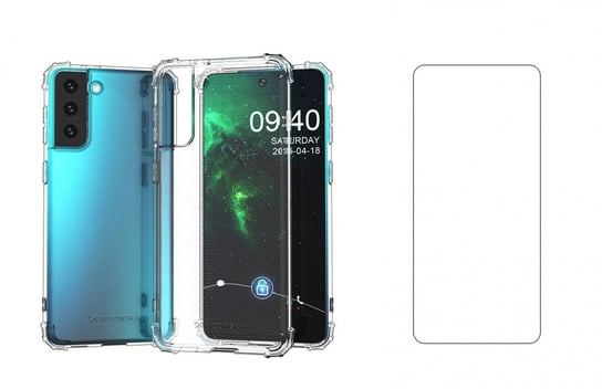 Etui Braders Anti Shock + Szkło Płaskie do Samsung Galaxy S21 FE Braders
