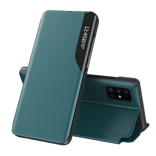 Etui Braders Eco Leather View Case z klapką do Samsung Galaxy S20 Ultra zielony Braders