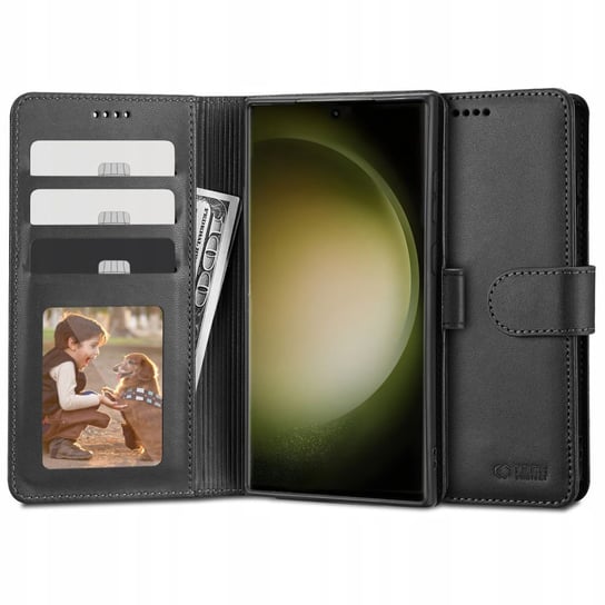 Etui Braders Portfel z Klapką do Samsung Galaxy S23 Ultra czarny Braders