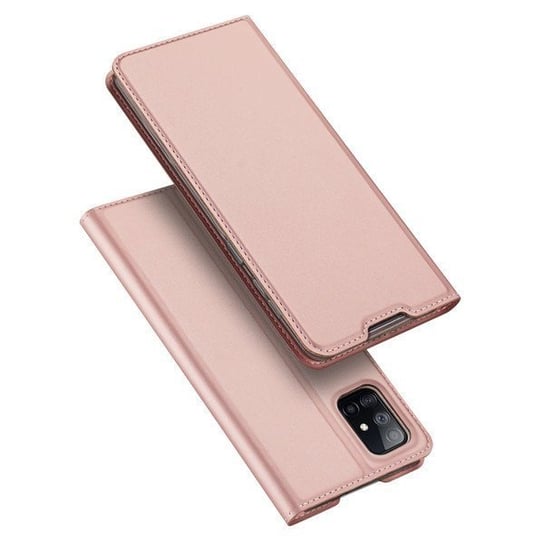 Etui Braders Skin Pro z klapką do Samsung Galaxy M51 różowy Braders
