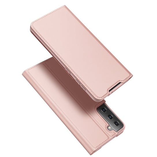 Etui Braders Skin Pro z klapką do Samsung Galaxy S21 Ultra 5G różowy Braders