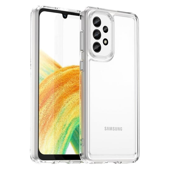 Etui Braders z Ramką do Samsung Galaxy A33 5G przezroczyste Braders