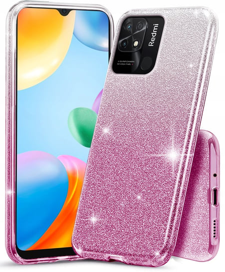 Etui Brokat Case + Szkło 9H Do Xiaomi Redmi 10C Inna marka