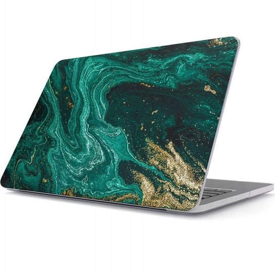 Etui Burga Emerald Pool Tough do Macbook Air 13.6" M3 / M2, wielokolorowy morski BURGA