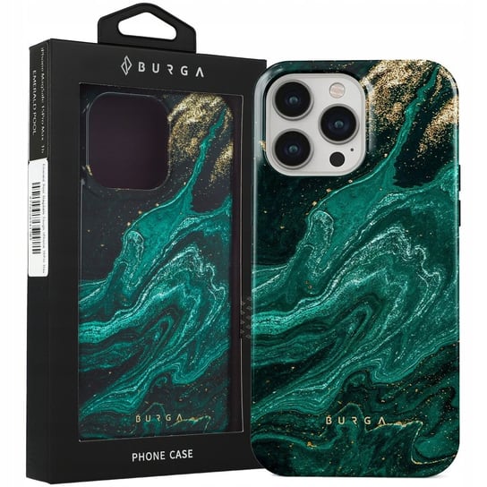 Etui Burga Emerald Pool Tough Magasafe do iPhone 15 Pro Max, wielokolorowy morski Inna marka