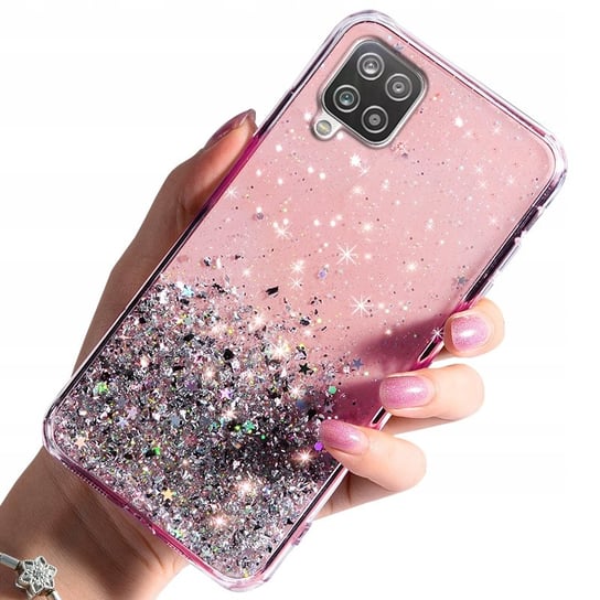 Etui CASE BROKAT + SZKŁO do Samsung Galaxy A22 4G Krainagsm