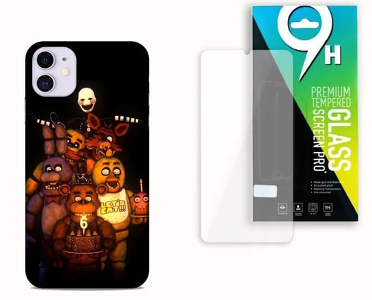 ETUI CASE DO APPLE IPHONE 11 + SZKŁO HARTOWANE- WZÓR FREDI FNAF GRY bez marki