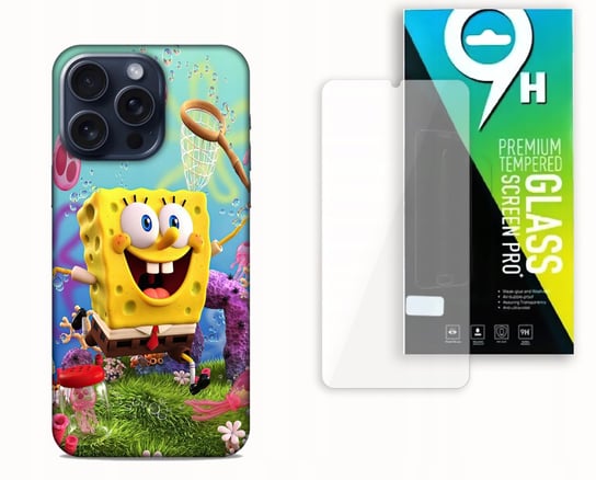 ETUI CASE DO APPLE IPHONE 13 PRO + SZKŁO HARTOWANE- SPONGE.BOB BAJKI NAJNOWSZA WERSJA_6- NR 23 Inna marka