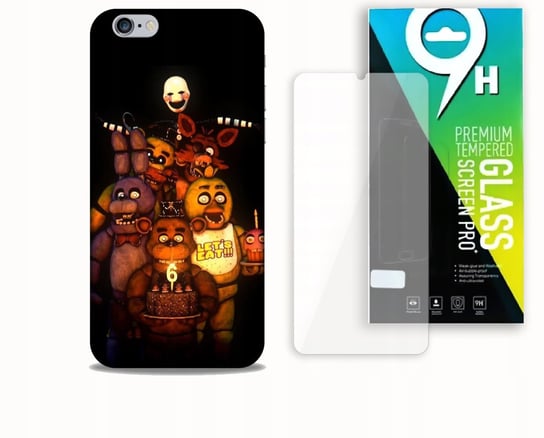 ETUI CASE DO APPLE IPHONE 6 PLUS + SZKŁO HARTOWANE- FREDI FNAF GRY bez marki