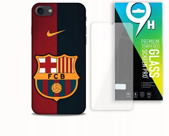 ETUI CASE DO APPLE IPHONE 7 / 8 / SE 20 22 + SZKŁO HARTOWANE- FC BARCELONA bez marki