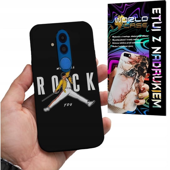 ETUI CASE DO HUAWEI MATE 20 LITE - ROCK KAPELE WZORY FAN POKROWEIC PLECKI WORLD CASE