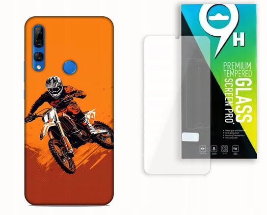 ETUI CASE DO HUAWEI P SMART 2019 + SZKŁO HARTOWANE - SPEEDWAY ŻUŻEL CROSS bez marki