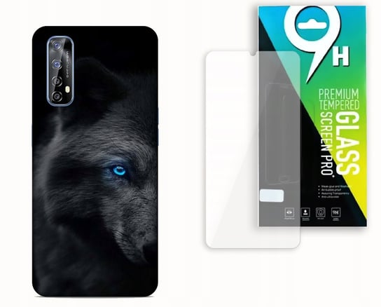 Etui Case Do Huawei P Smart 2021 + Szkło Hartowane - Wilk Drapieźnik Pies Najnowsza Wersja_6-Stitch Czarny_ Wzór Nr . 410 Inna marka