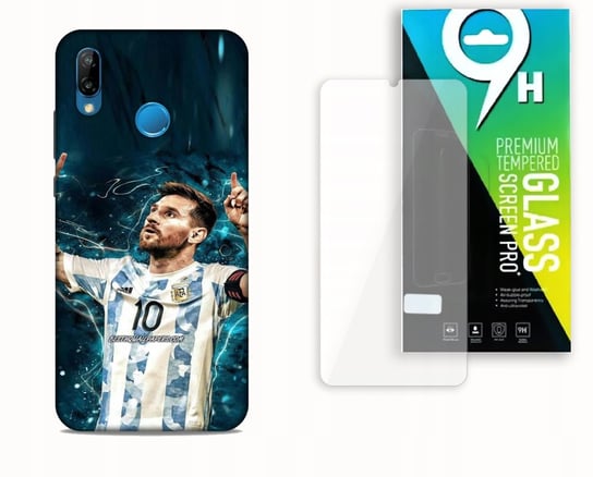 ETUI CASE DO HUAWEI P SMART Z + SZKŁO HARTOWANE - LEO KRÓL FUTBOLU ARGENTYN bez marki