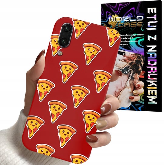 ETUI CASE DO HUAWEI P20 - PIZZA DAMSKIE WZORY PĄCZKI PIANKI PLECKI WORLD CASE