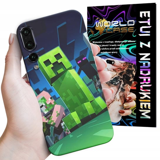 ETUI CASE DO HUAWEI P20 PLUS - FORTNITE CREEPER DZIECIĘCE WZORY ROBLOX WORLD CASE