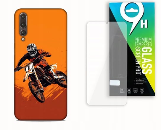 ETUI CASE DO HUAWEI P20 PRO + SZKŁO HARTOWANE - SPEEDWAY ŻUŻEL CROSS bez marki