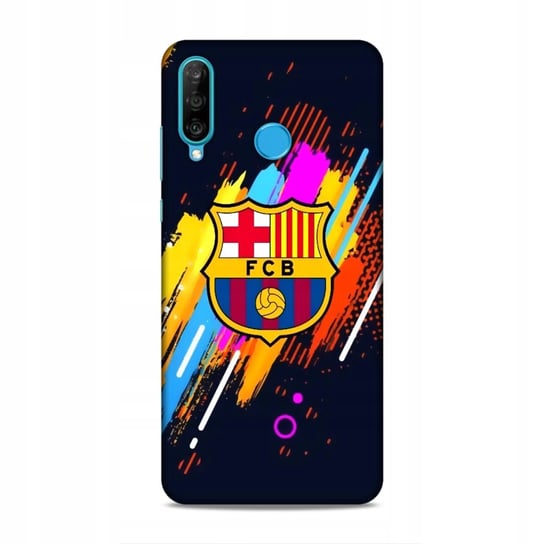 ETUI CASE DO HUAWEI P30 LITE - DUŻY WYBÓR WZORÓW FC BARCELONA KLUBY NAJNOWSZA WERSJA_6-stitch czarny_ WZÓR NR . 366 Inna marka