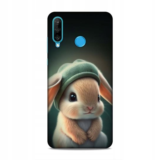 ETUI CASE DO HUAWEI P30 LITE - DUŻY WYBÓR WZORÓW ZWIERZAK PUPIL KRÓLIK NAJNOWSZA WERSJA_6-stitch czarny_ WZÓR NR . 402 Inna marka