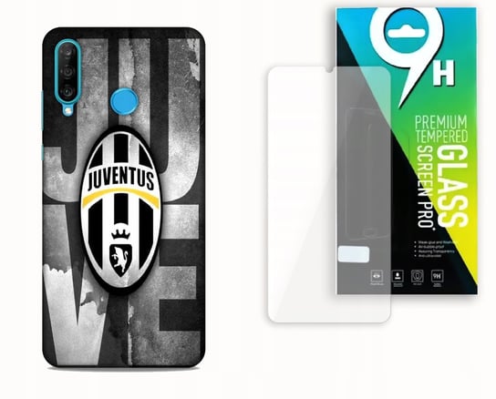 ETUI CASE DO HUAWEI P30 LITE + SZKŁO HARTOWANE - JUVENTUS TURYN KLUB bez marki