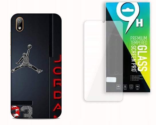 ETUI CASE DO HUAWEI Y5 2019 + SZKŁO HARTOWANE - KOSZYKARZ MJ 23 NBA bez marki