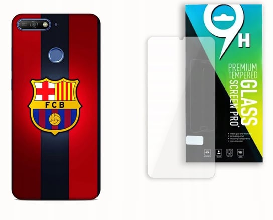 ETUI CASE DO HUAWEI Y6 2018 + SZKŁO HARTOWANE - FC BARCELONA KLUB bez marki