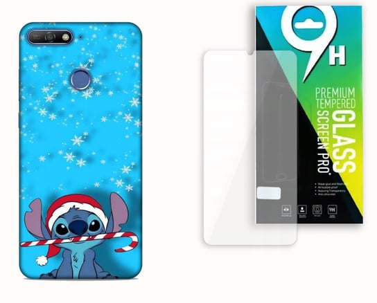 ETUI CASE DO HUAWEI Y6 2018 + SZKŁO HARTOWANE - LILO & STITCH SŁODZIAK bez marki