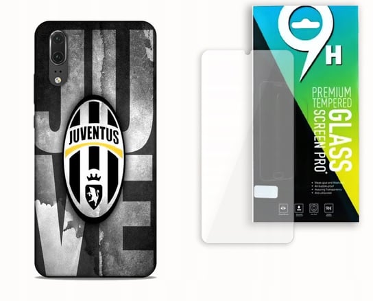 ETUI CASE DO HUAWEI Y6 2019 + SZKŁO HARTOWANE - JUVENTUS TURYN KLUB bez marki