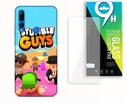 ETUI CASE DO HUAWEI Y6P + SZKŁO HARTOWANE - RÓŻNE WZORY STAMBEL GUYS GAME bez marki