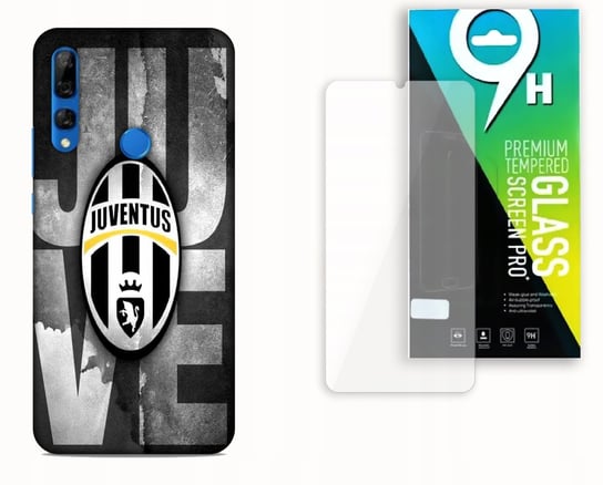 ETUI CASE DO HUAWEI Y6P + SZKŁO HARTOWANE - WZORY JUVENTUS TURYN KLUB bez marki