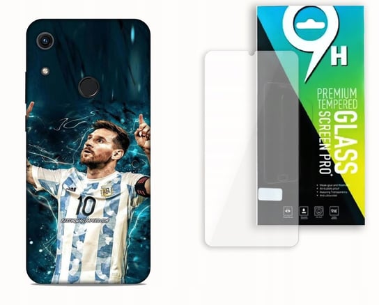 ETUI CASE DO HUAWEI Y6S + SZKŁO HARTOWANE - LEO KRÓL FUTBOLU ARGENTYNA bez marki