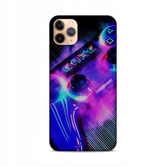 ETUI CASE DO IPHONE 11 PRO - APPLE 11 PRO DO WYBORU WZÓR GAME PAD PLAY GRY NAJNOWSZA WERSJA_6-stitch czarny_ WZÓR NR . 309 Inna marka