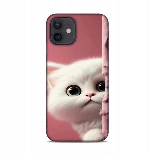 ETUI CASE DO IPHONE 12 / 12 PRO - APPLE 12 / 12 PRO WZÓR KOTEK KOTKI PUPILE bez marki