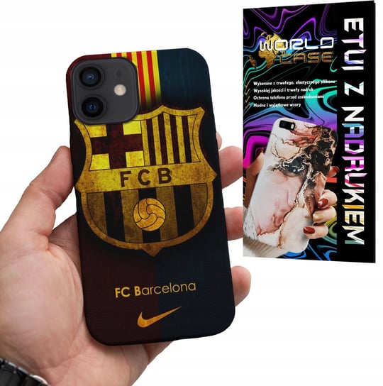 ETUI CASE DO IPHONE 12 MINI - FC BARCELONA PIŁKARSKIE WZORY REAL MADRYT WORLD CASE