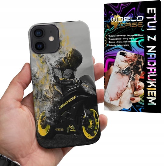 ETUI CASE DO IPHONE 12 - MOTOR FAN Motocykle MĘSKIE WZORY PLECKI WORLD CASE