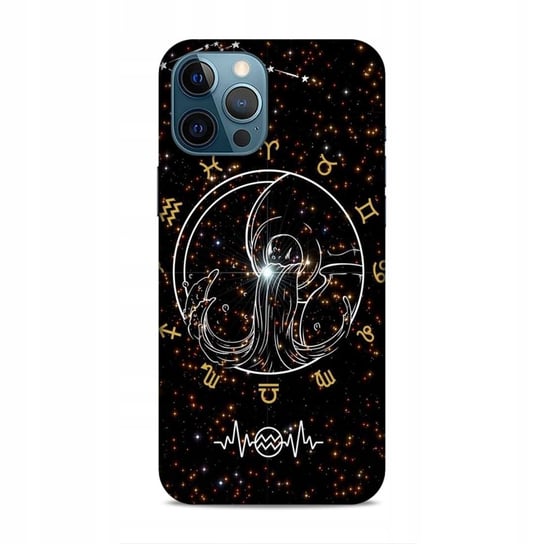 ETUI CASE DO IPHONE 12 PRO MAX - APPLE 12 PRO MAX WZÓR HOROSKOP RYBY bez marki