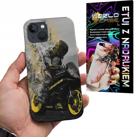 ETUI CASE DO IPHONE 13 - MOTOR FAN Motocykle MĘSKIE WZORY PLECKI WORLD CASE