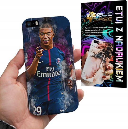 Etui Case Do Iphone 5 / 5S / 5C - Mbape Psg Piłkarskie Wzory Messi Ronaldo Inna marka